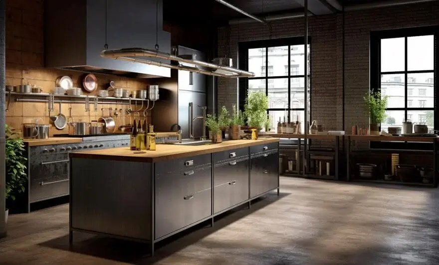 Elegant parallel modular kitchen design featuring a modern layout with sleek cabinets, high-end appliances, and a sophisticated color palette.